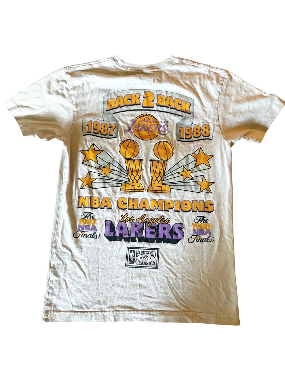 Vintage Style Mitchell &‎ Ness Los Angeles Lakers “Back 2 Back” 1987-1988 NBA - Picture 2 of 6